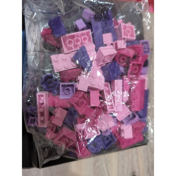 New Sealed Lego Pink And Purple Bricks & Pieces Bag From Classic Set 3.4oz - Picture 2 of 3